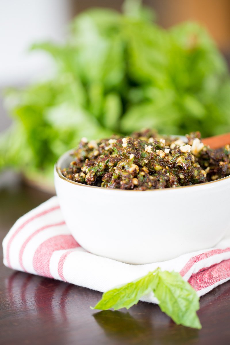 pesto de tomate