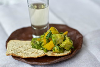Pico de gallo con mango
