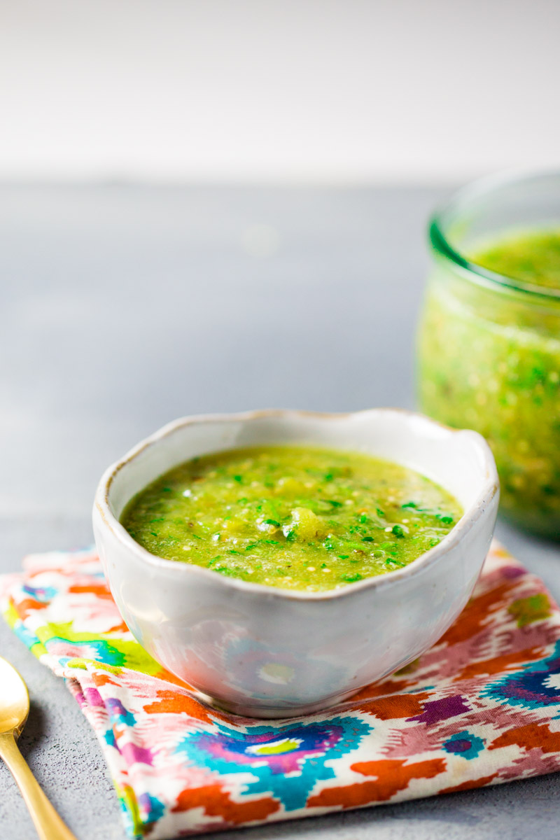 Salsa verde, authentic Mexican recipe filled with flavor and health ...