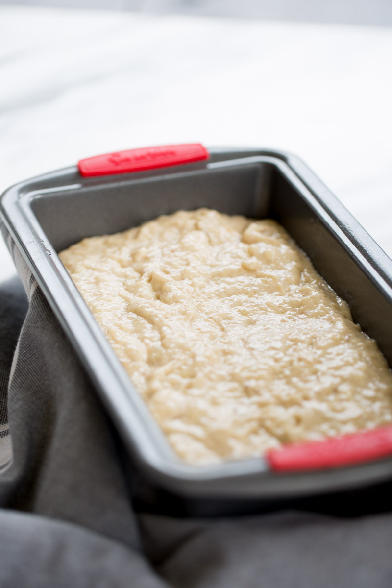 Pan de plátano vegano