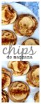 Receta de chips de manzana con canela hechas en casa.