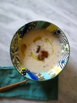 sopa coliflor con mostaza