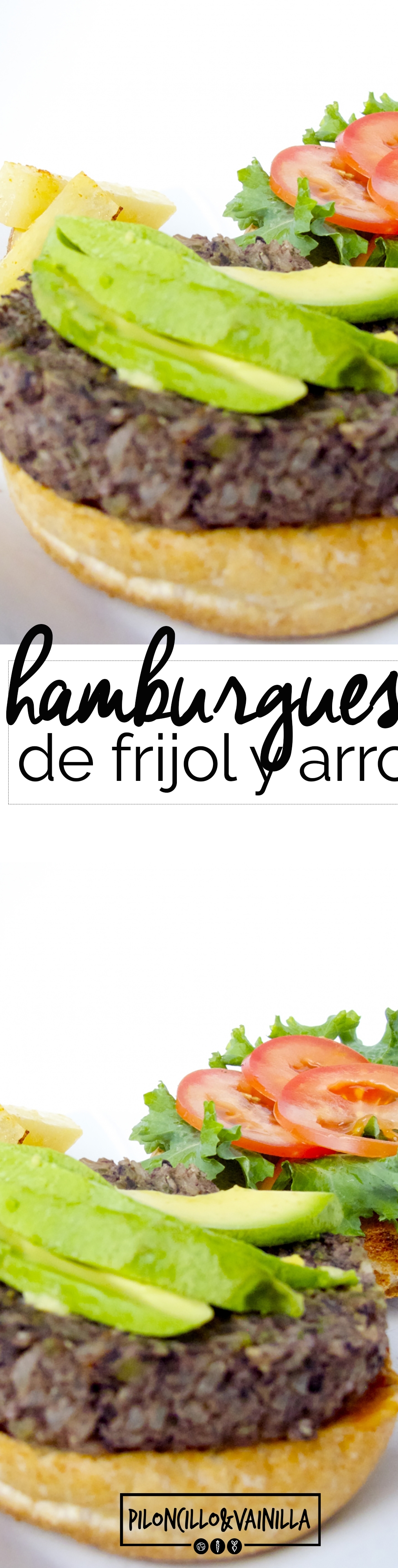 Receta de hamburguesa de frijol negro y arroz integral, hamburguesas #veganas. Super fáciles de hacer, deliciosas y sanas. ¡Preparáralas ya!