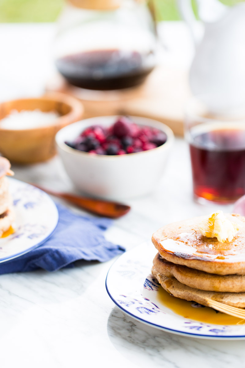 Hotcakes veganos.