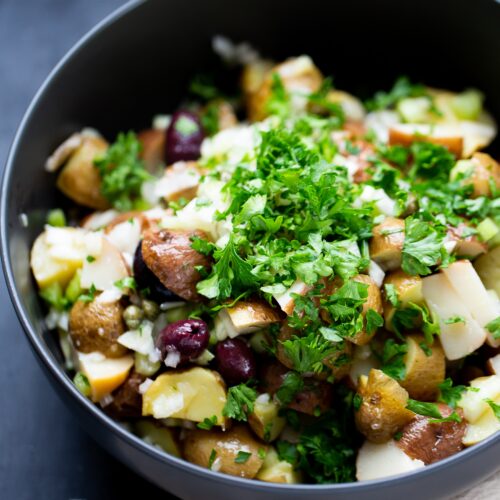 Ensalada de papa para picnic