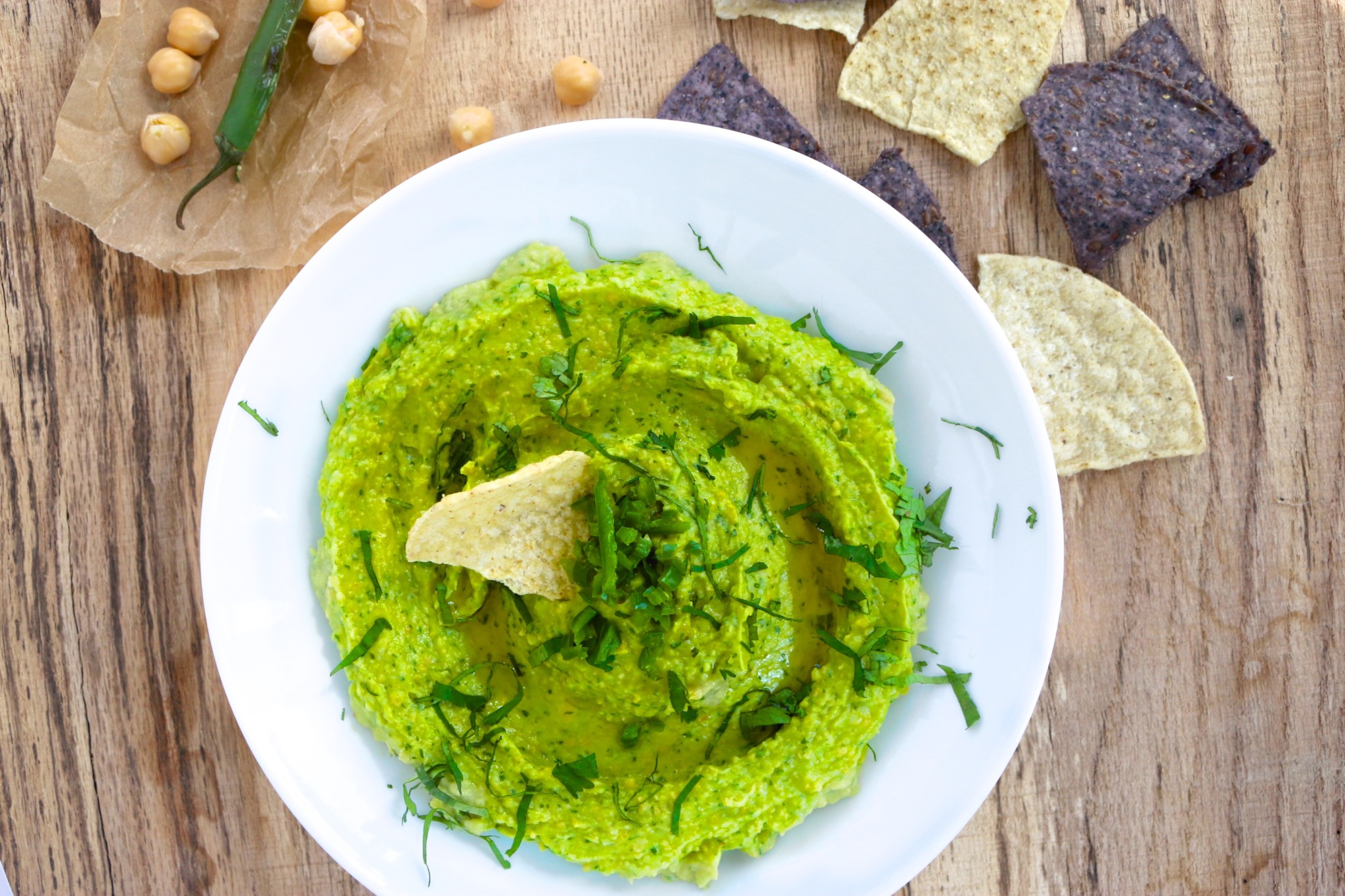 Aguacate hummus