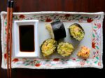 Sushi de quinoa con corazones de palmito y chipotle