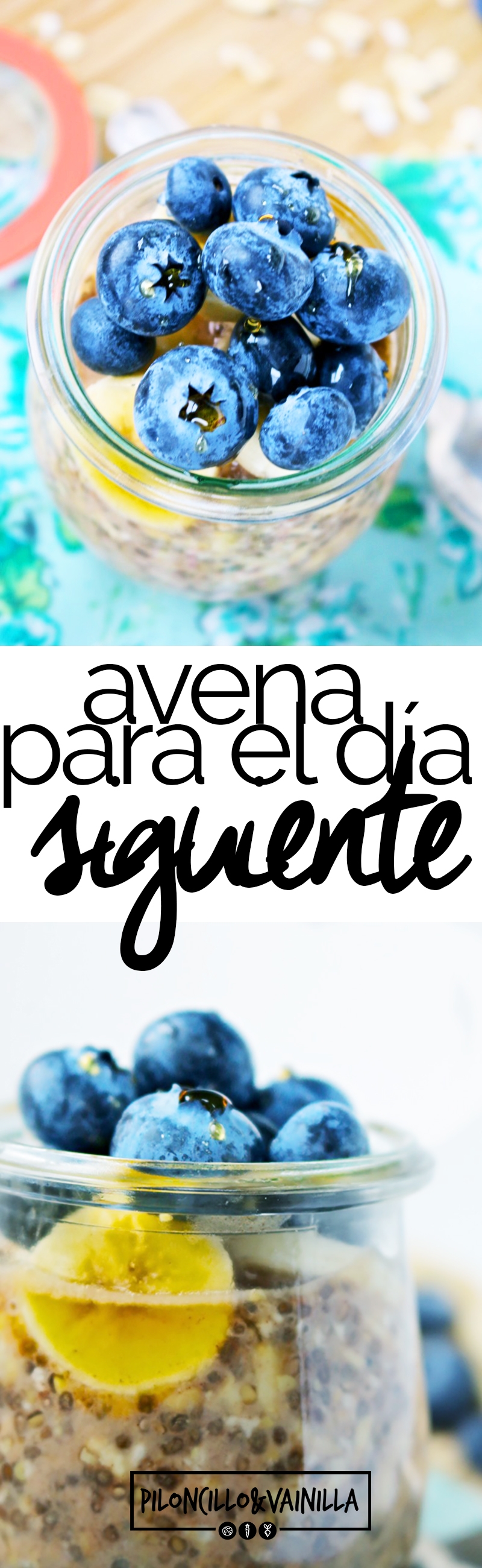 Receta de avena para el día siguiente es el desayuno perfecto para llevar. No vuelvas a salir de tu casa sin desayunar y con las manos vacías.