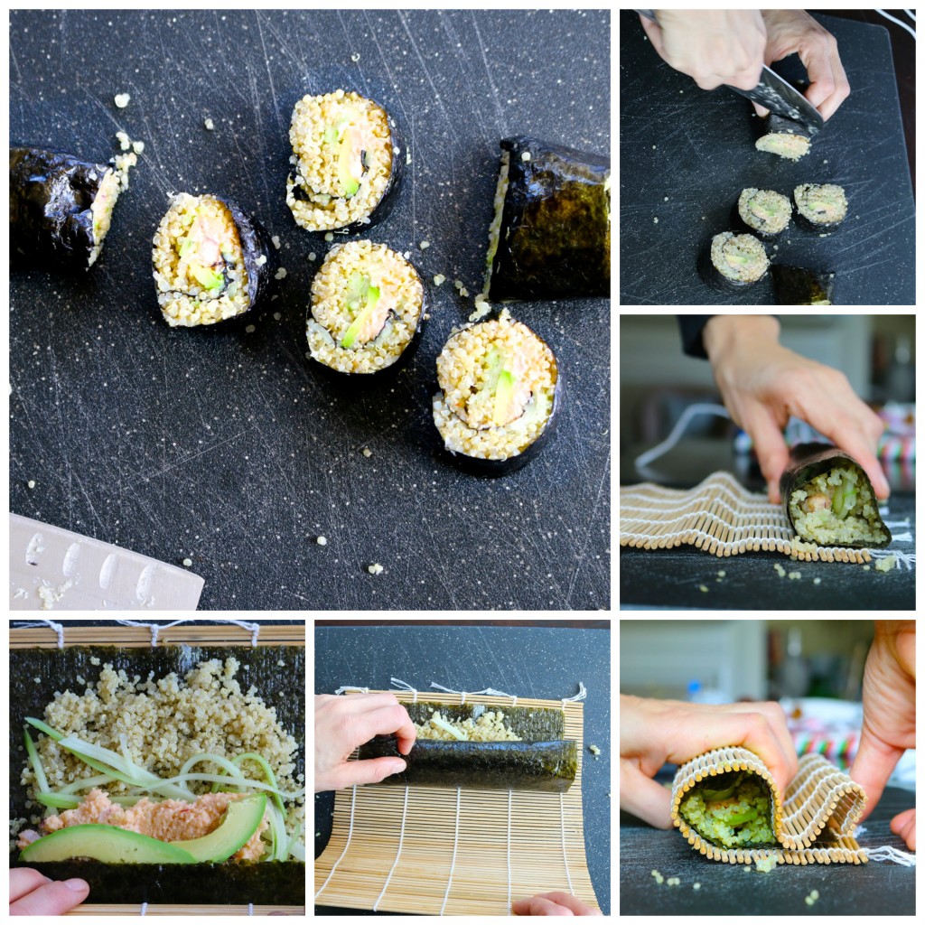 Sushi de quinoa