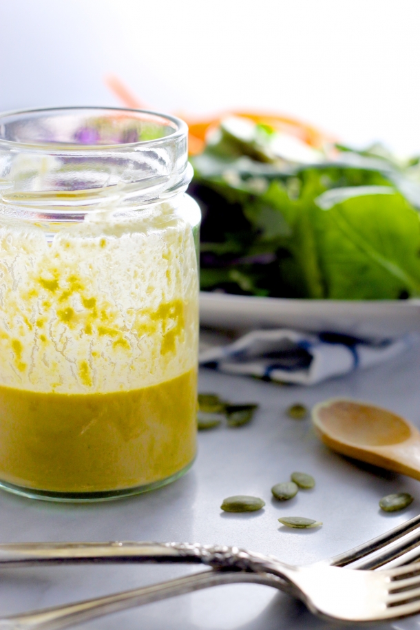 Aderezo de tahini con wasabi, extrañamente delicioso