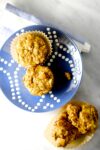 Muffins de manzana y avena