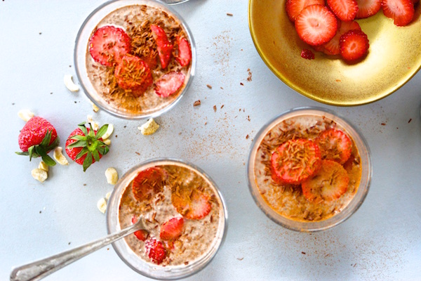 Pudin de chocolate y chia