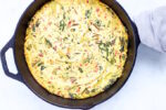 Frittata de acelga y pimiento rojo