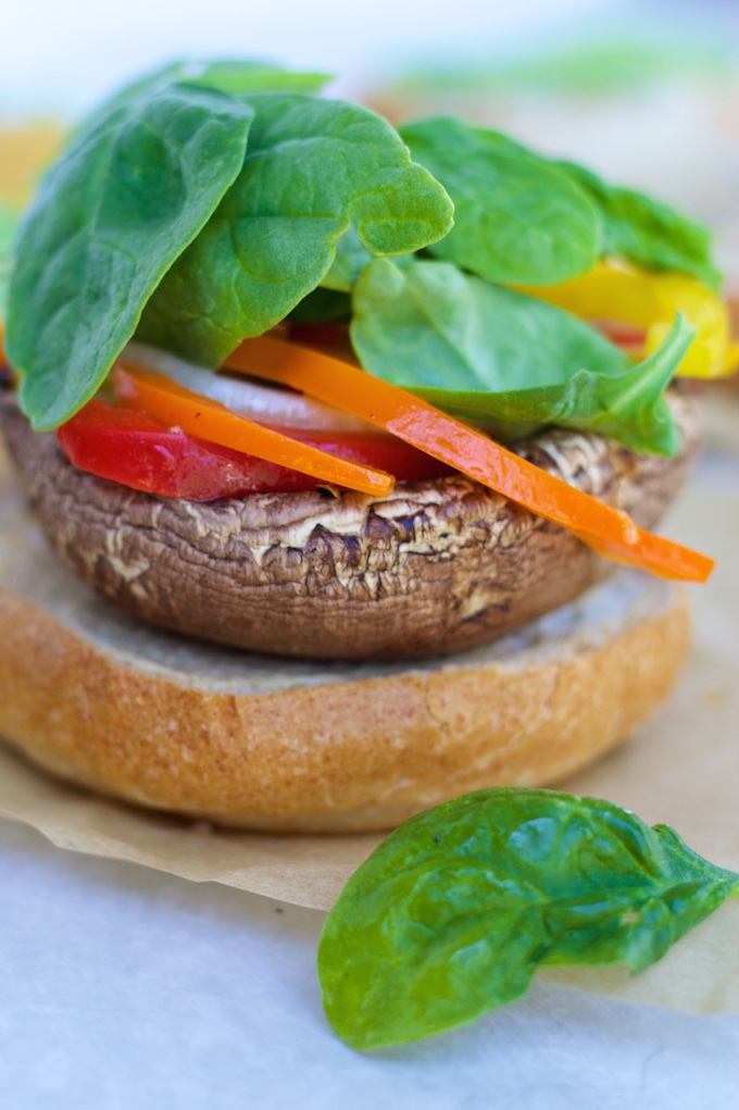 Hamburguesas de portobello