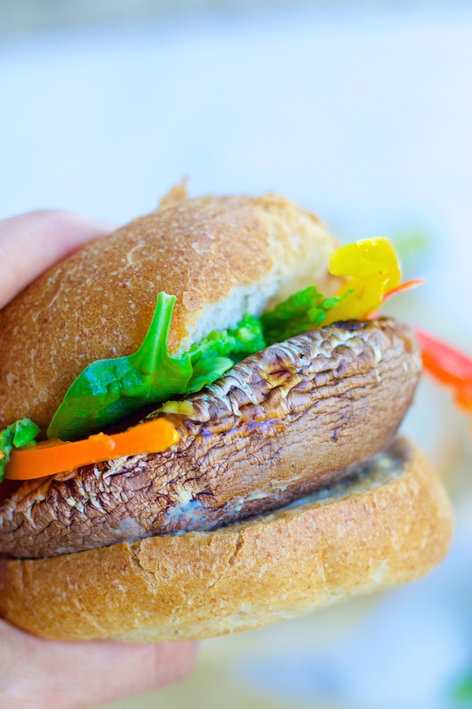 Hamburguesas de portobello