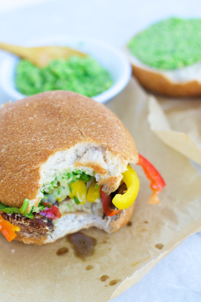 Hamburguesas de portobello