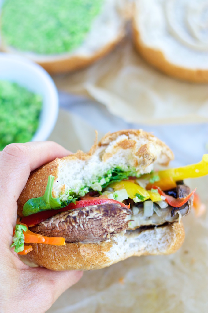 Hamburguesas de portobello