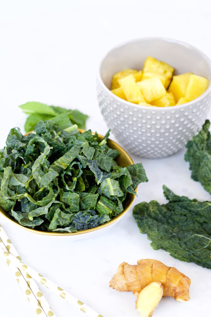 Smoothie de kale y piña