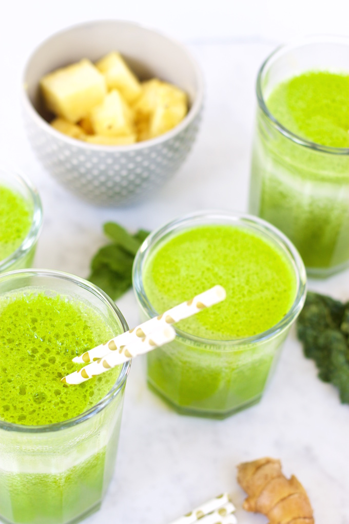 Smoothie de kale y piña