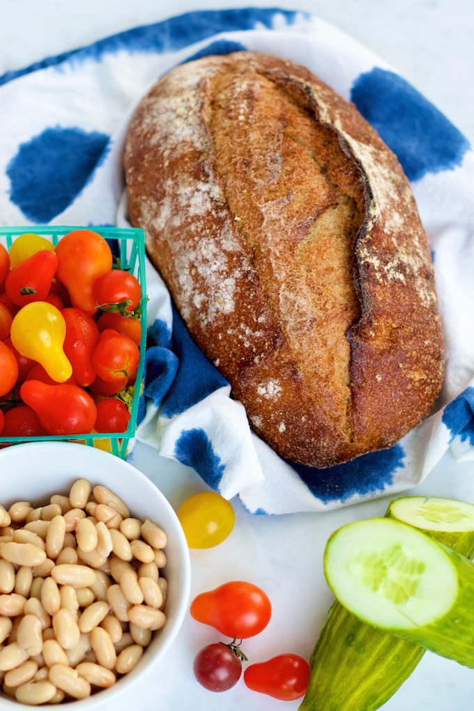 Ensalada Mediterranea de frijol blanco