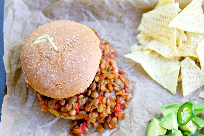 Vegan sloppy joes @piloncilloyvainilla.com