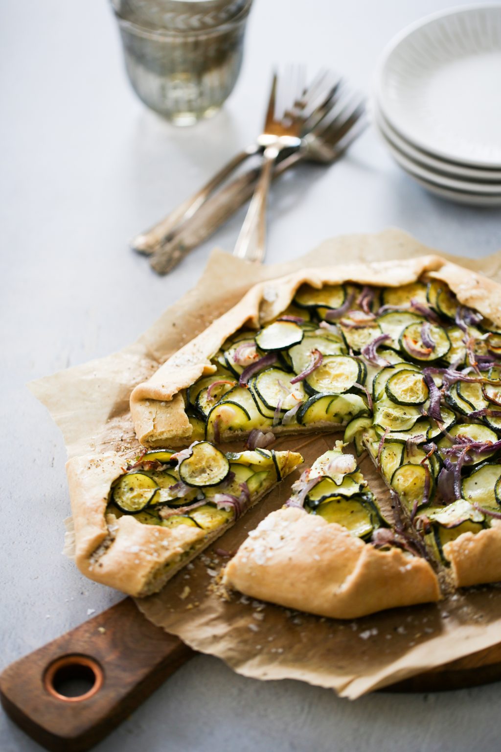 Galette de zucchini, super lunch o cena rápida Piloncillo y Vainilla
