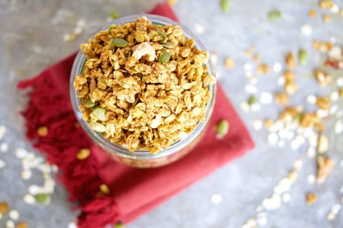 Pumpkin pie granola.p&v