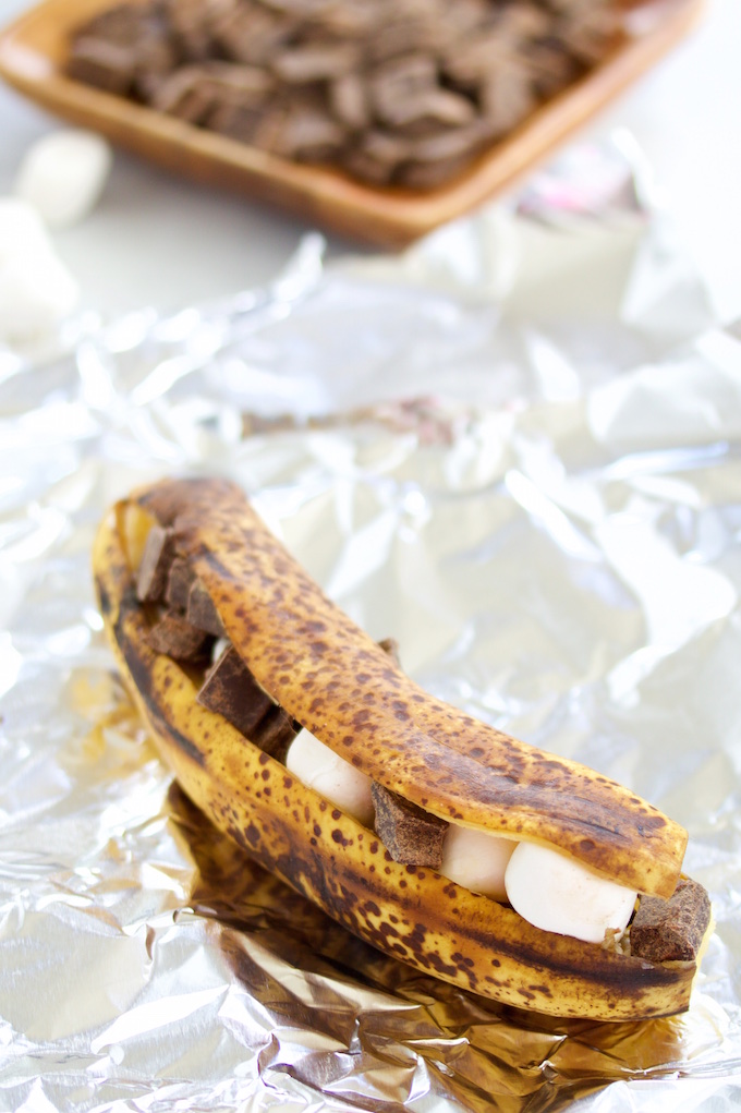 S'mores de plátano .p&V#vegan