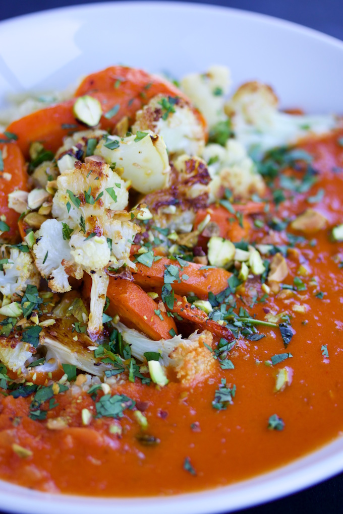 Curry Thai con verduras rostizadas en 15 minutos.p&V