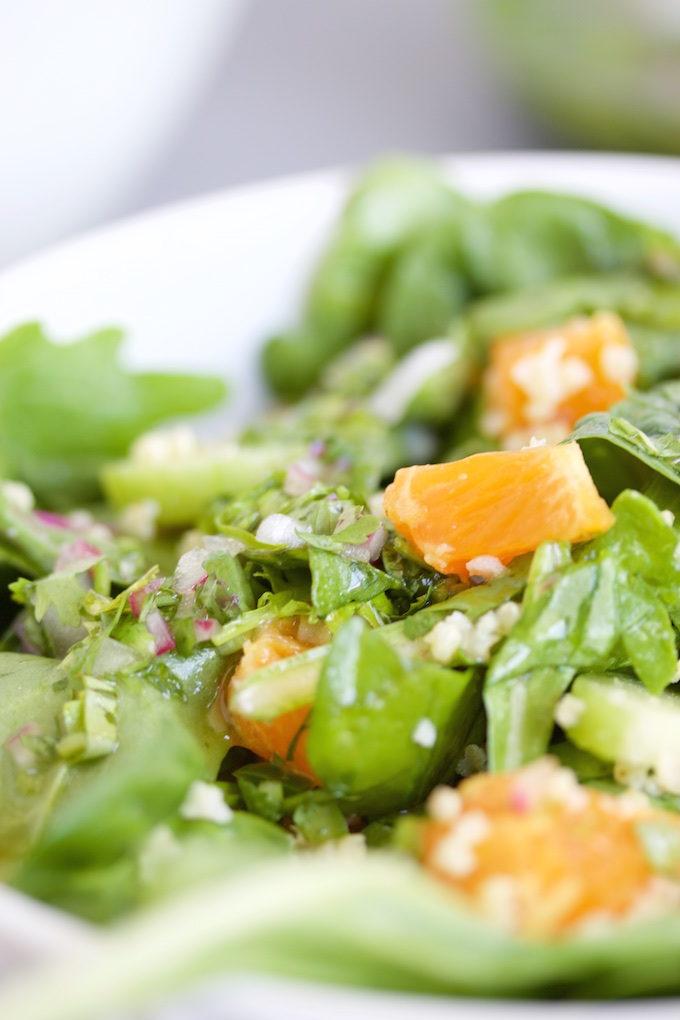 Ensalada de mandarina con aderezo con jalapeño (3)