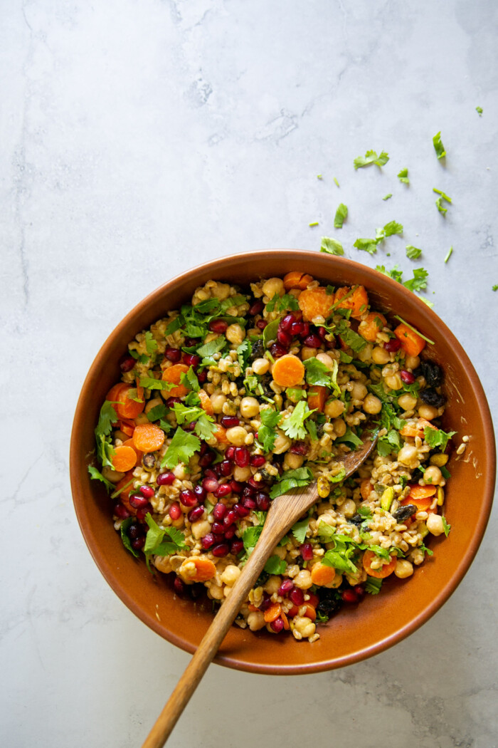garbanzo y farro