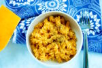 Pasta con butternut squash salsa