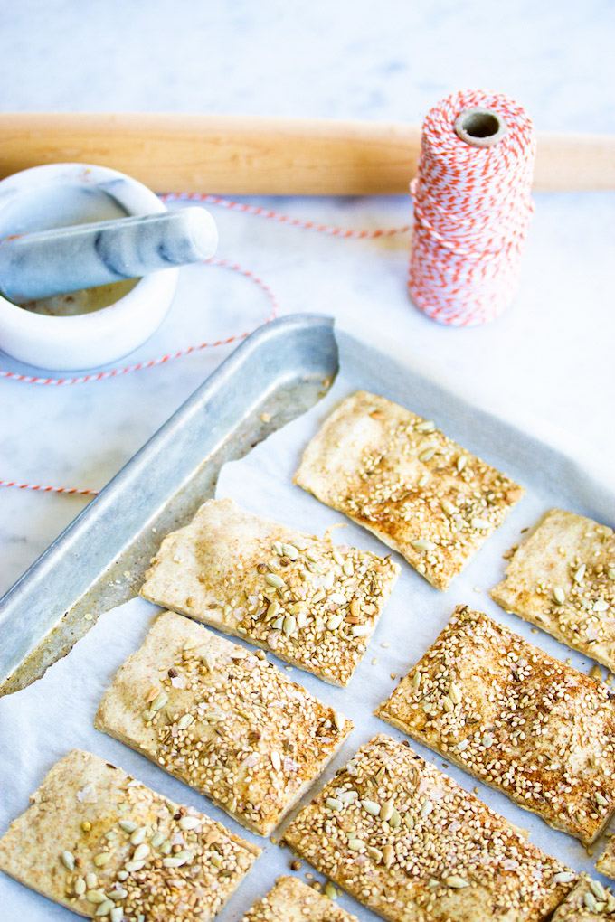 Receta de galletas saladas caseras estilo crackers