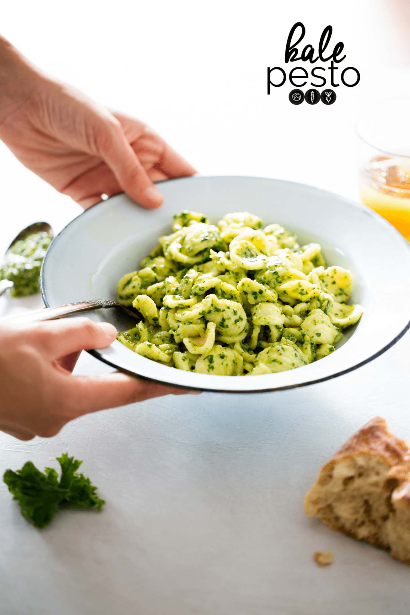 Kale pesto o pesto de kale, una opción diferente al tradicional