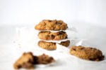 Galletas de chocochip sin harina con linaza y chia.