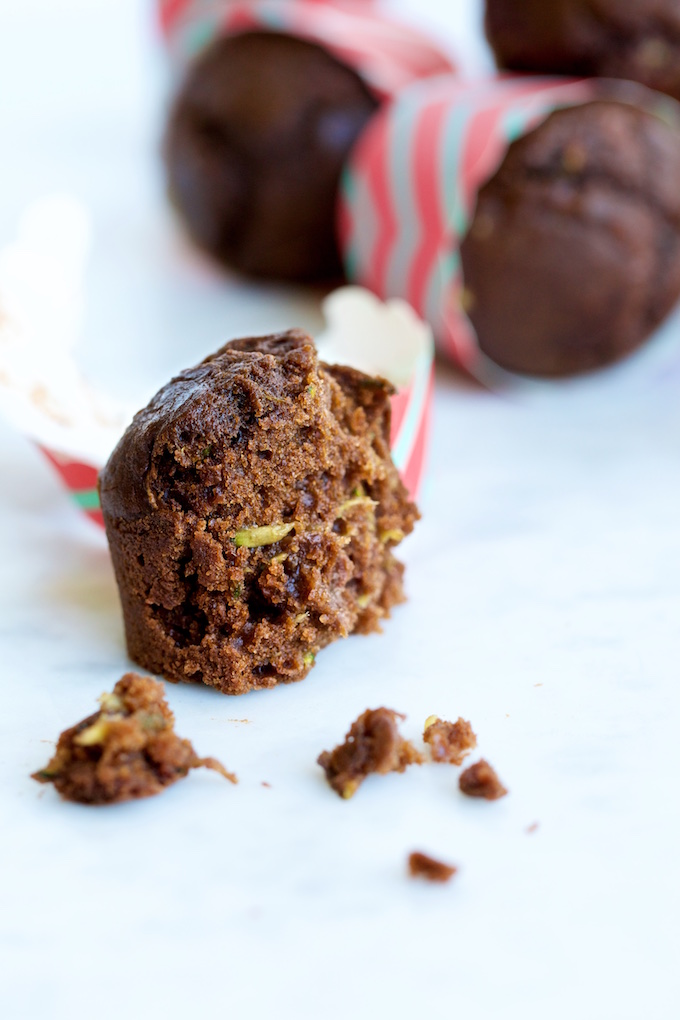 vegan chocolate zucchini treats