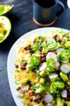 Nachos o chilaquiles veganos