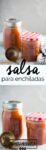 Salsa para enchiladas, perfecta para hacer cualquier receta mexicana deliciosa y auténtica.
