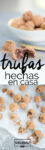 Trufas hechas en casa de chocolate, almendars y dátiles hechas en casa en menos de 15 minutos. Son perfectas para satisfacer ese antojito dulce de la tarde.