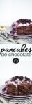 pancakes de chocolate