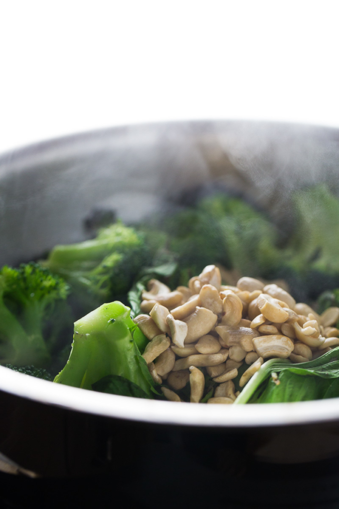 Receta de sopa de brocoli con cashews