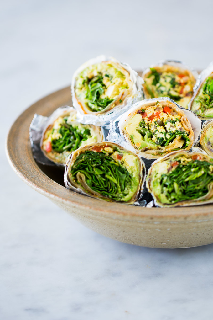 burritos con verduras