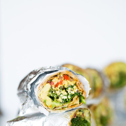 Burritos con verduras, deliciosos, veganos y bien fáciles de hacer
