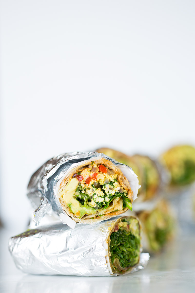 Burritos con verduras, deliciosos, veganos y bien fáciles de hacer