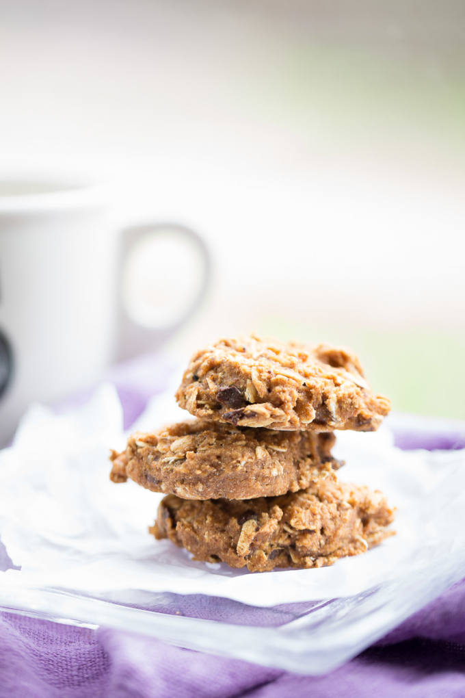 galletas de avena con plátano