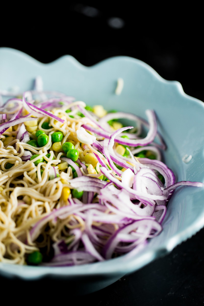 ensalada de noodles