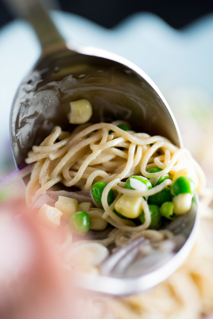 ensalada de noodles