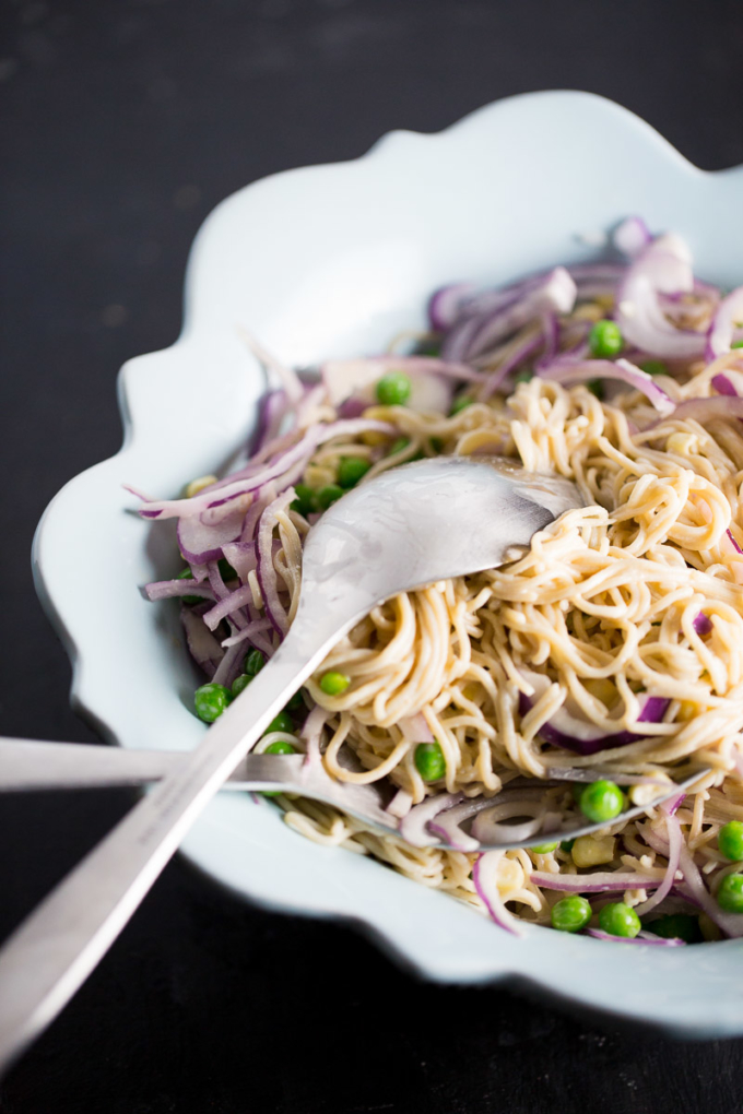 ensalada de noodles