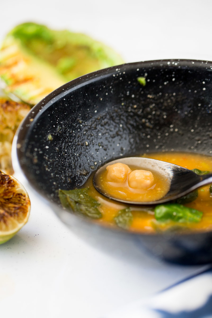 Sopa de garbanzo