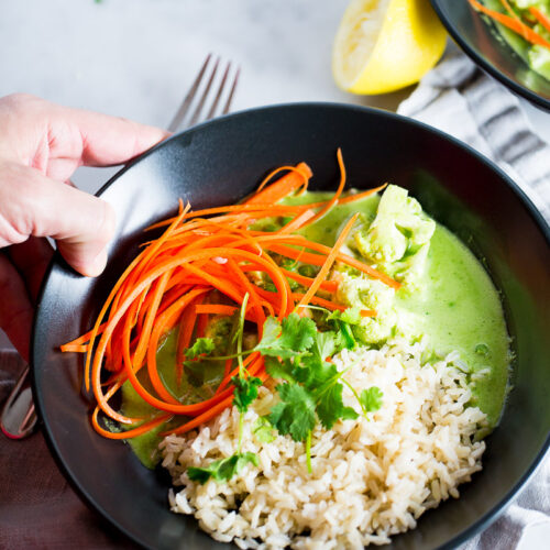 Curry Thai Verde, un detox vegano y delicioso para empezar el año